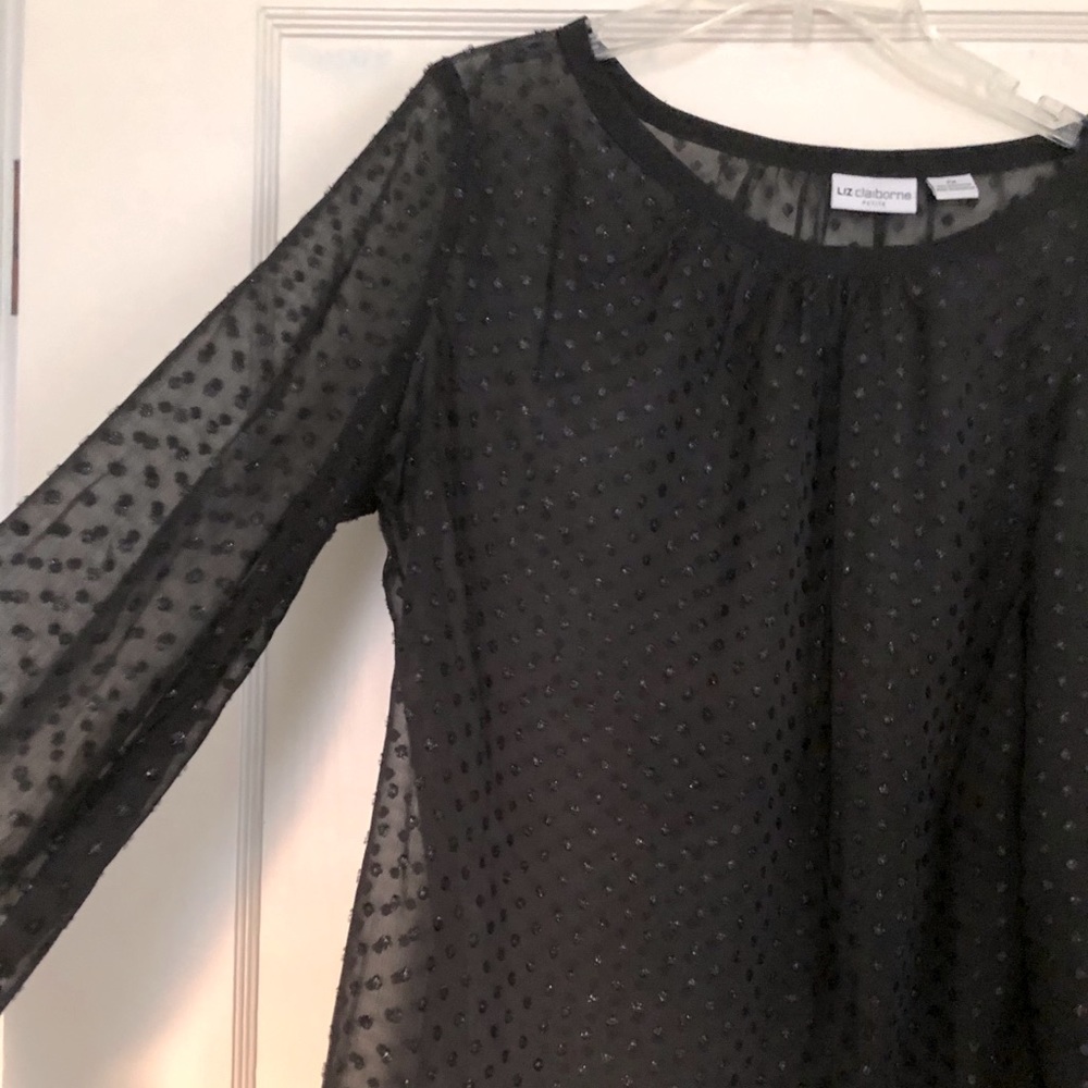 Sheer sparkly sexy shirt 🖤